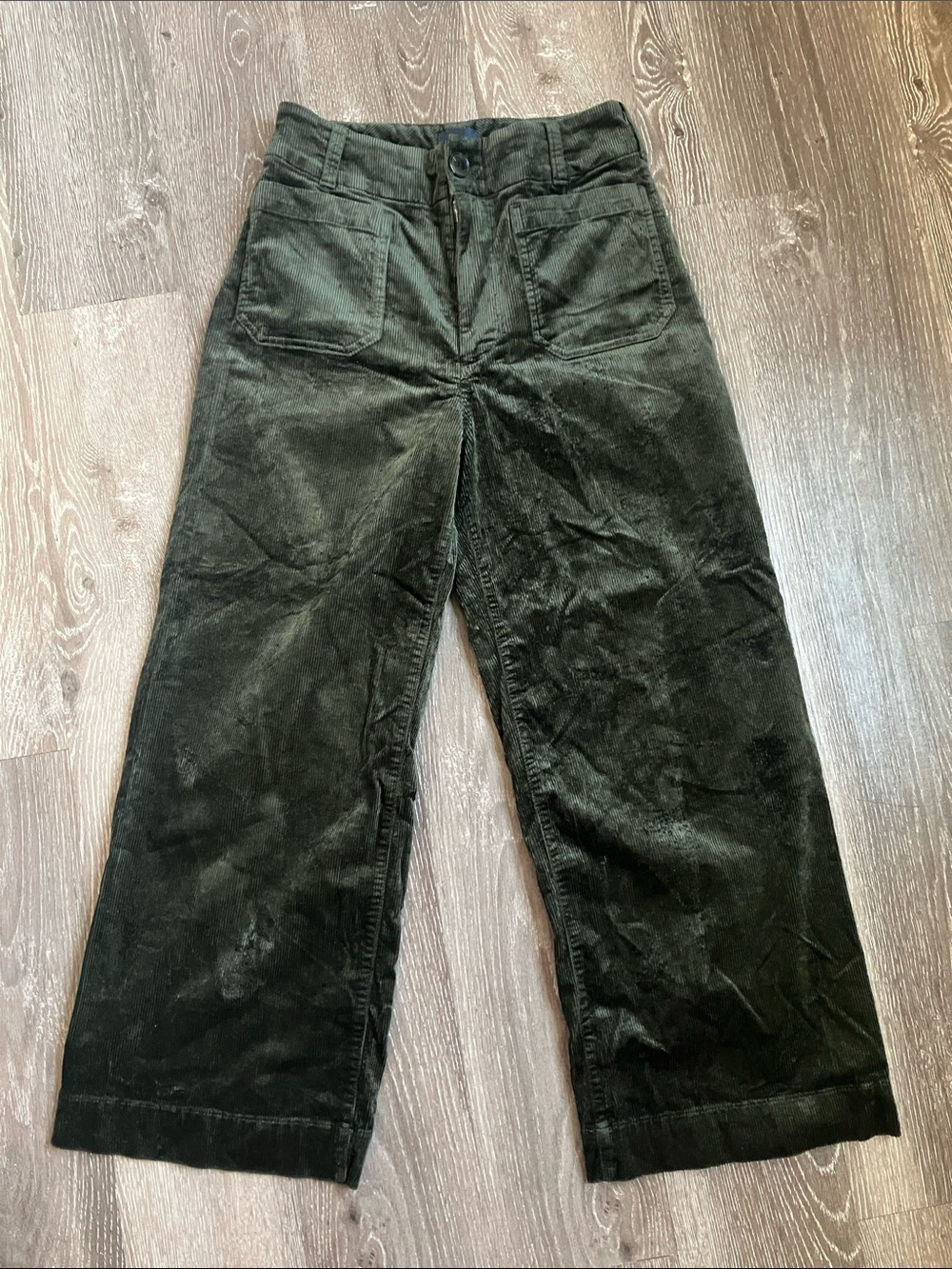 Maeve The Colette Wide-Leg Corduroy Pants from Anthropologie.